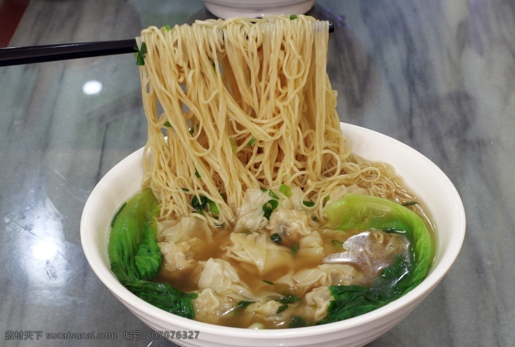 手工云吞面 手工面 云吞面 鲜虾云吞面 餐饮美食 传统美食