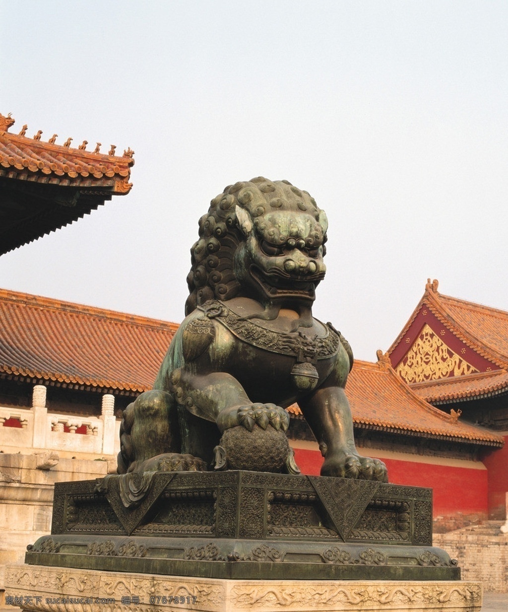 石狮子 狮子 狮子雕塑 故宫狮子 铜狮子 雕塑 建筑园林