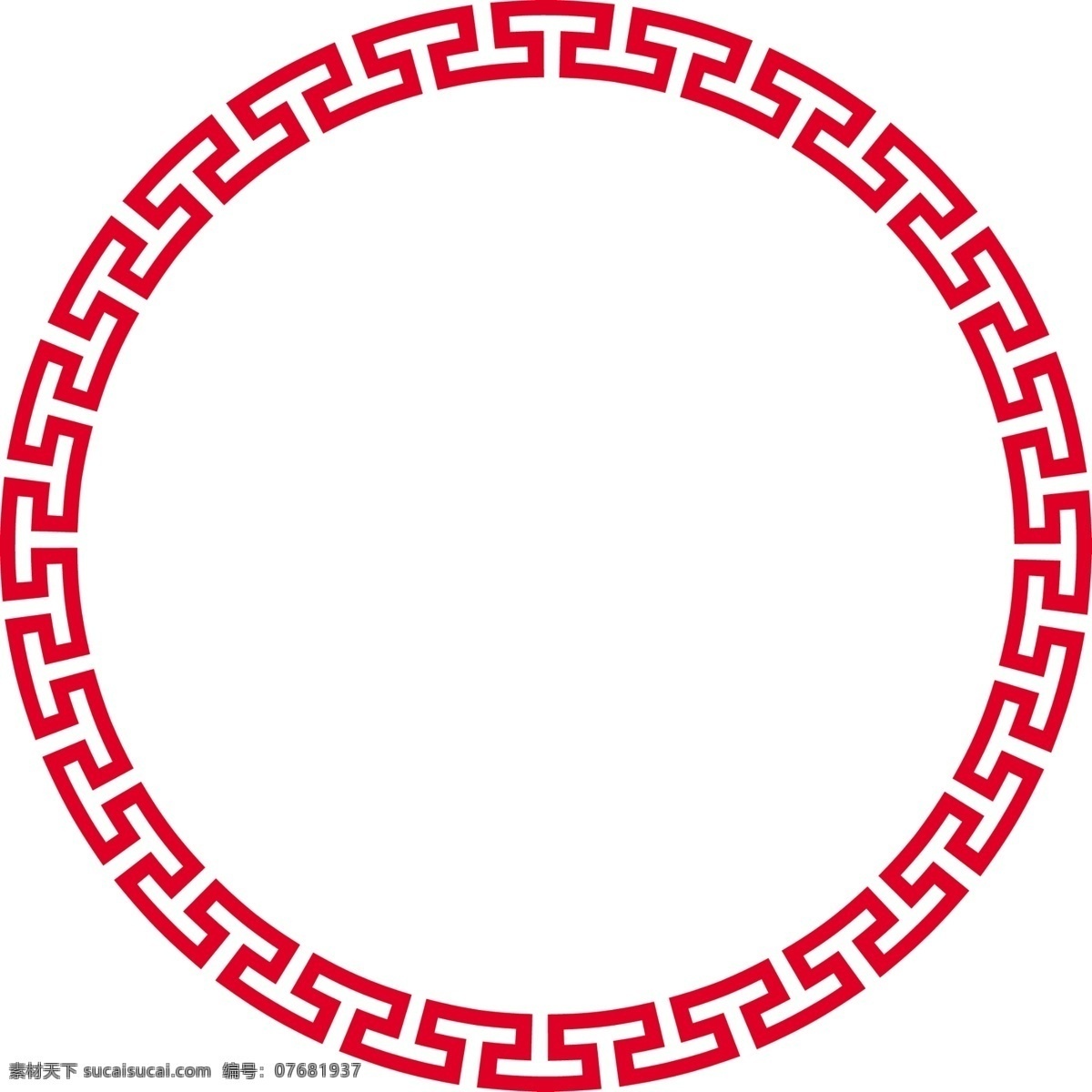 古典花环 古典花边 圆环 中秋元素 圆边 边框 分层 源文件
