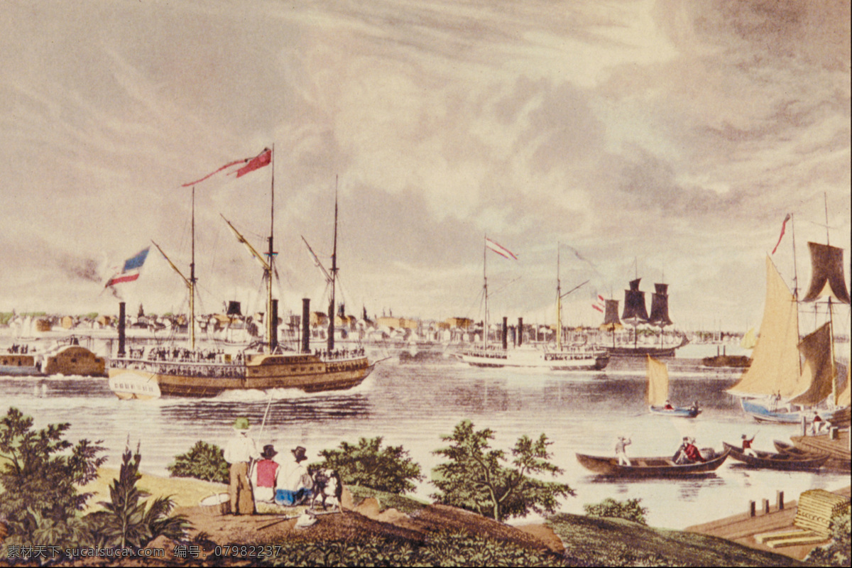 传统文化 法国风情 河水 绘画书法 蓝天 美景 人物油画 山 山水画 国外 山水 油画 山水油画 树林 国外传世名画 马 壮观景色 迷人 文化艺术