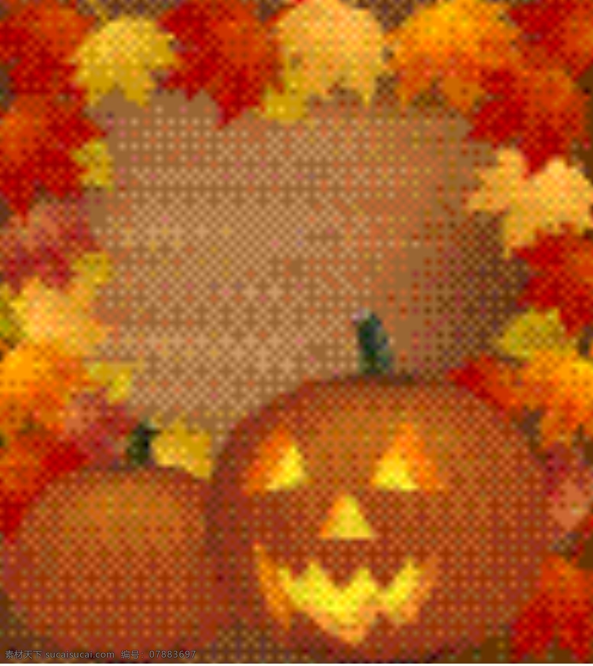 秋天 框架 爬行 南瓜 万圣节 海报 背景壁纸 庆典和聚会 设计元素 花卉和漩涡 节日和季节 纹理和图案 模板和模型