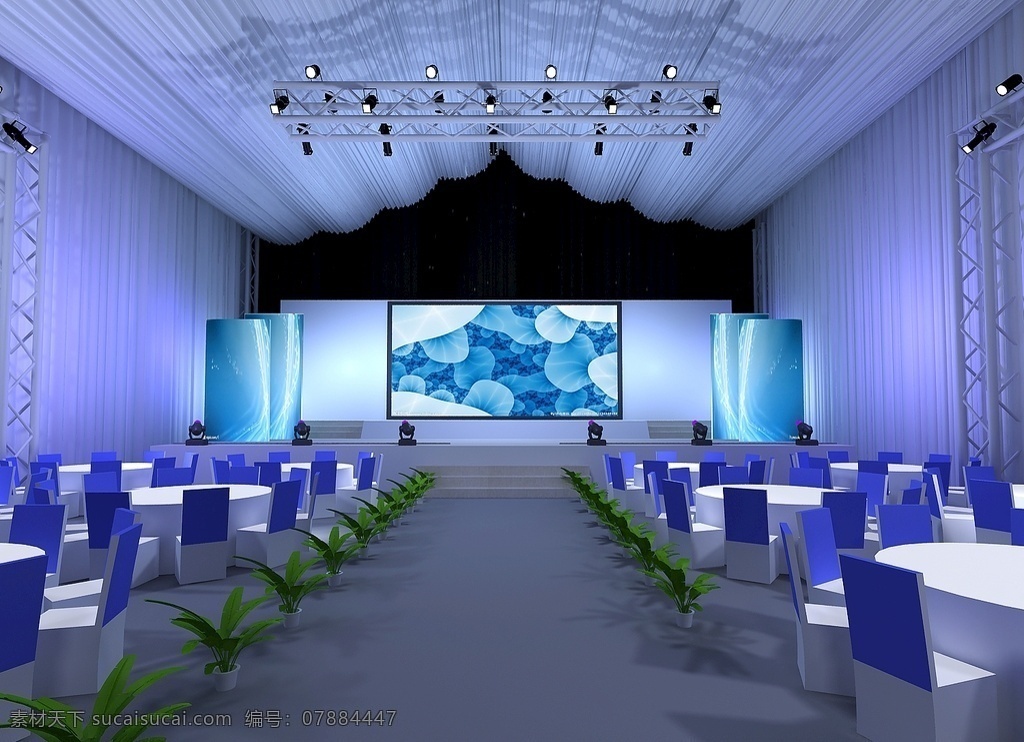 室内会议舞美 室内表演舞台 产品发布会 紫色 舞美 舞台设计 灯光材质 max源文件 max作品 舞美效果图 背景 造型渲染 3d设计 3d作品 max