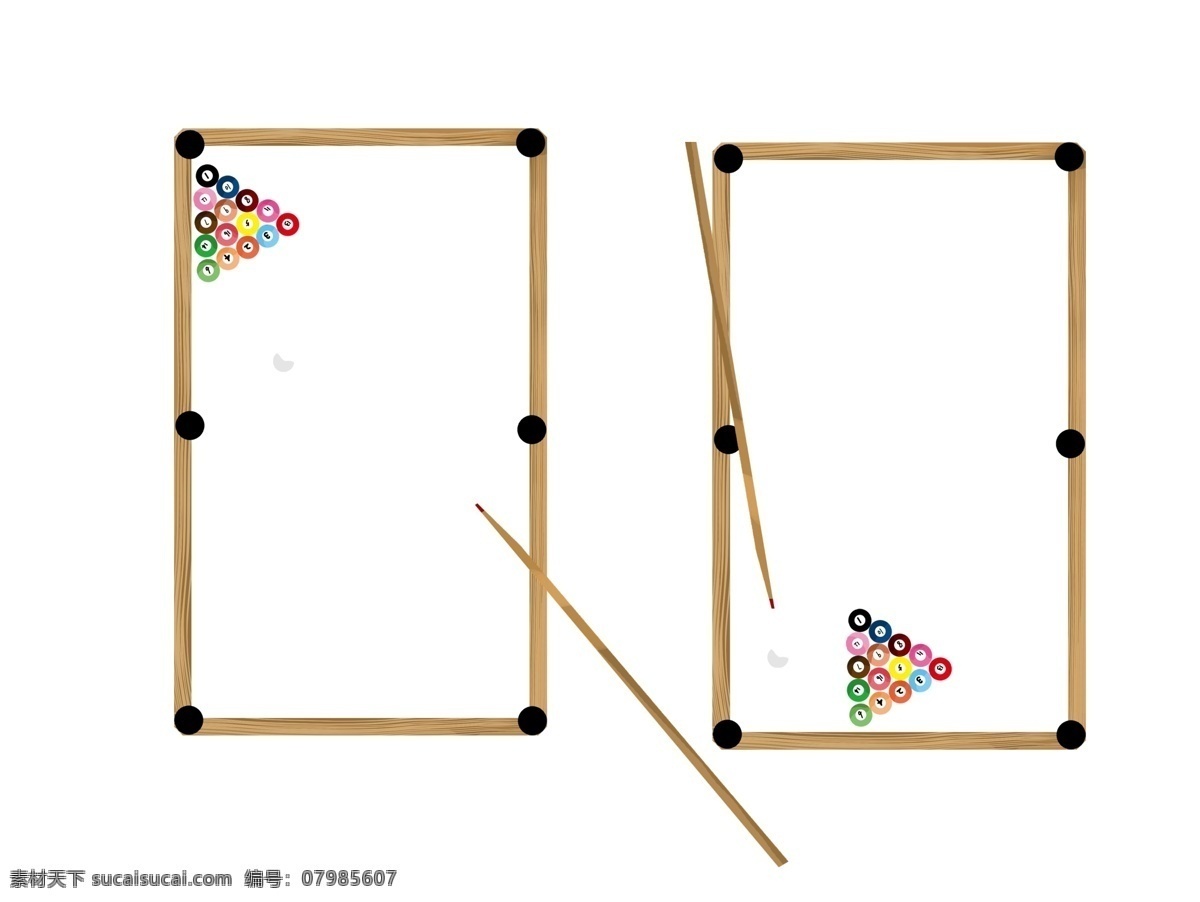 黄色 台球 相框 插画 黄色的相框 台球相框 漂亮的相框 创意相框 卡通相框 精美相框 立体相框
