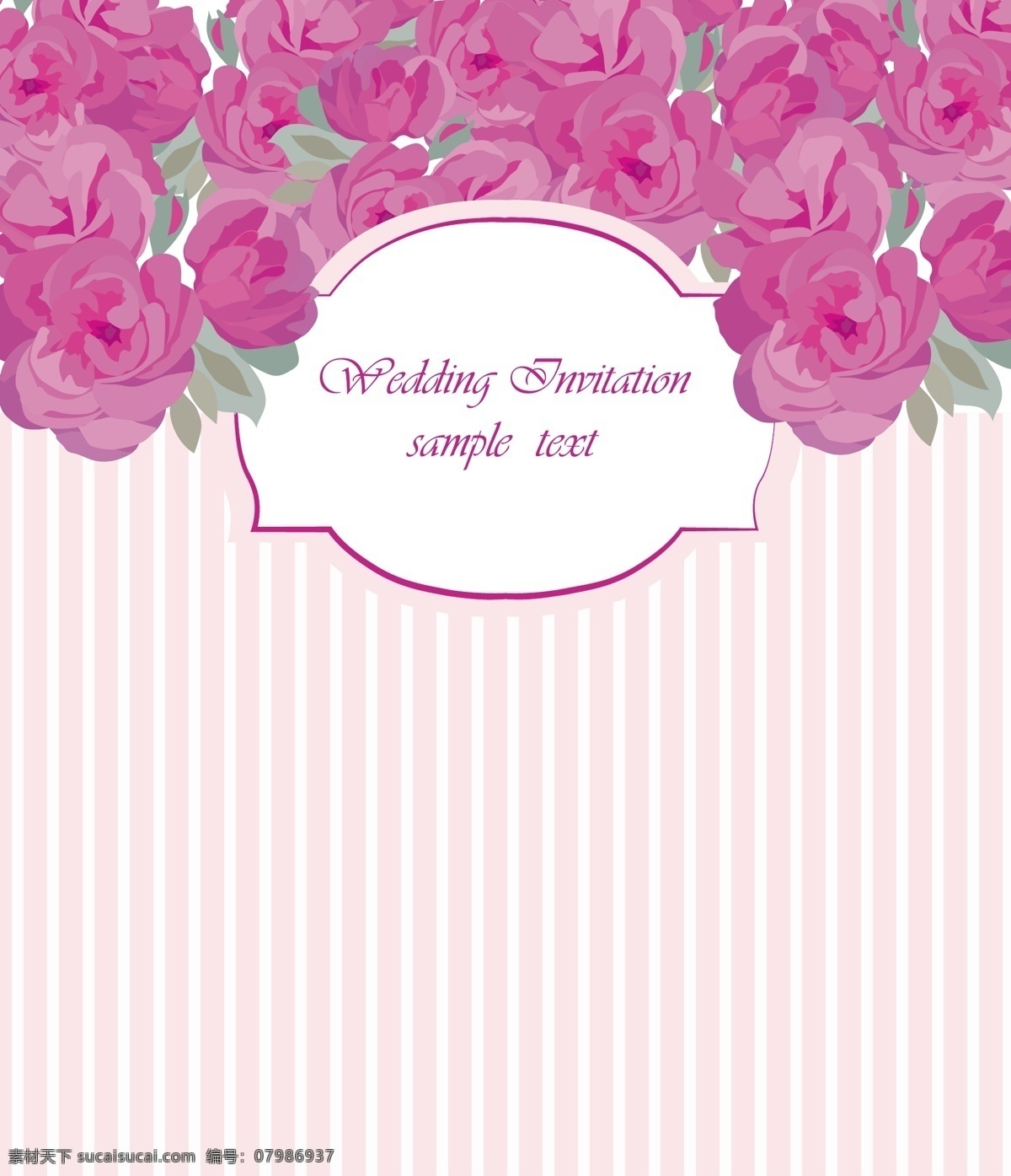 粉红色 装饰 花朵 婚礼 邀请 卡 背景 粉红色的 装饰花朵 婚礼邀请卡
