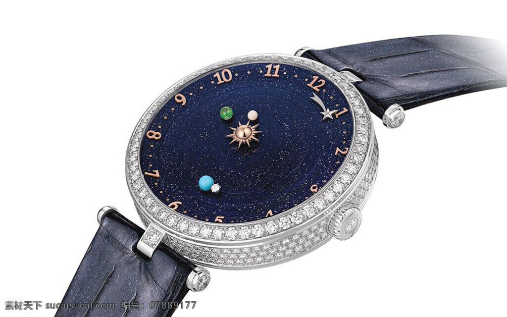 概念设计 手表 天文 午夜 宇宙 蓝色 高贵