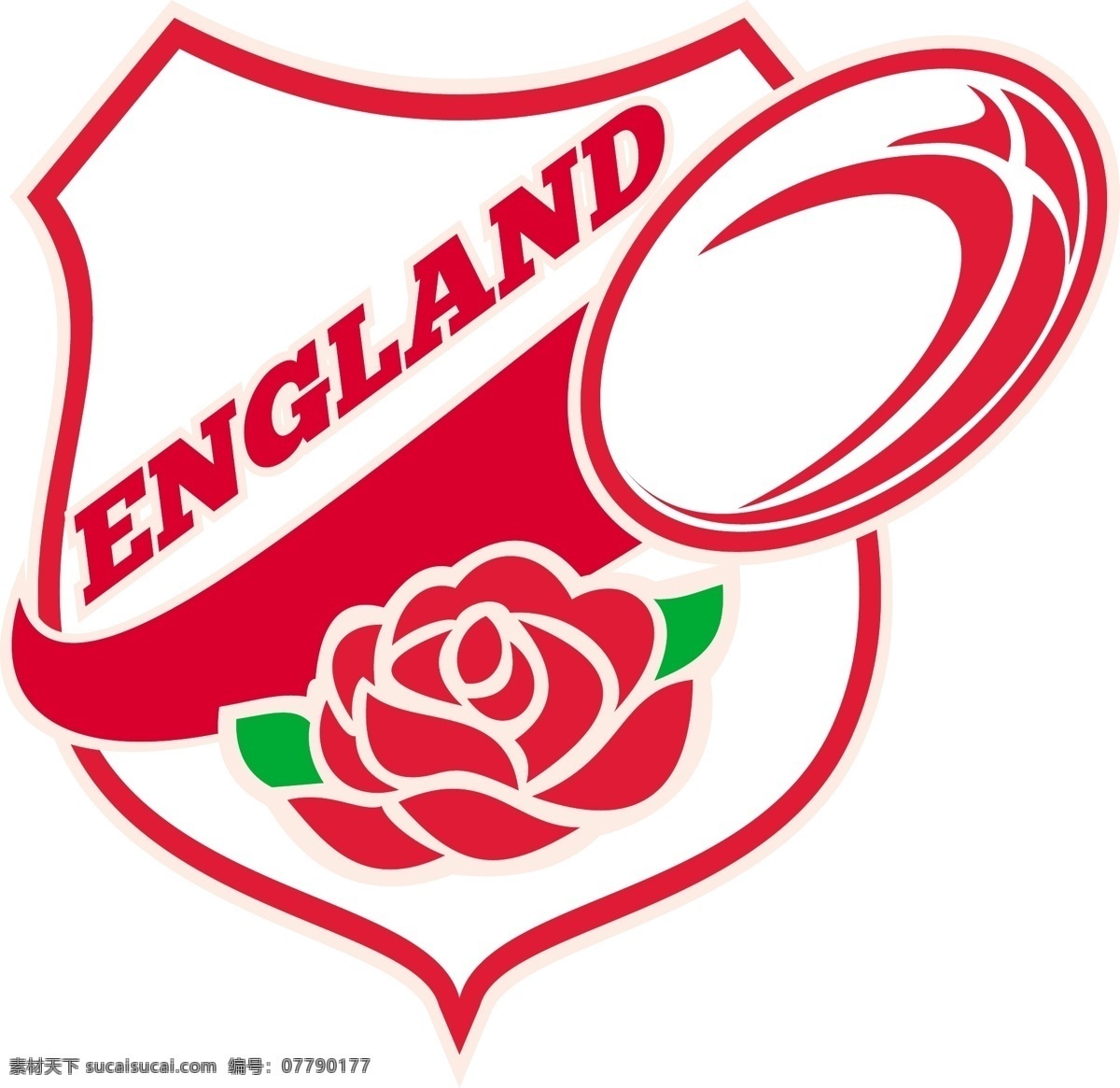 英国 橄榄球 英格兰 玫瑰 球罩 矢量图 其他矢量图