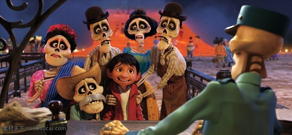 寻梦环游记 可可夜总会 亡灵节总动员 墨西哥亡灵节 亡灵节 米格尔 迪士尼 皮克斯 动画电影 电影海报 pixar 动漫动画