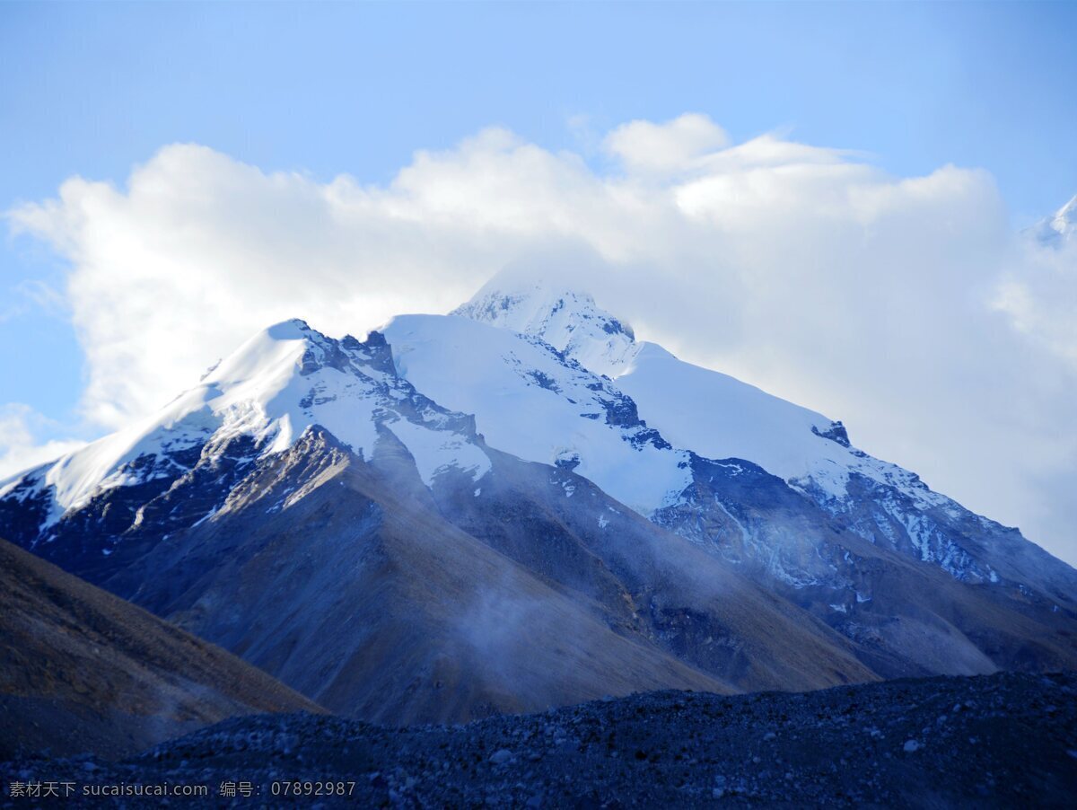 珠穆朗玛峰 风景 高清 电脑壁纸 自然景观 自然风景
