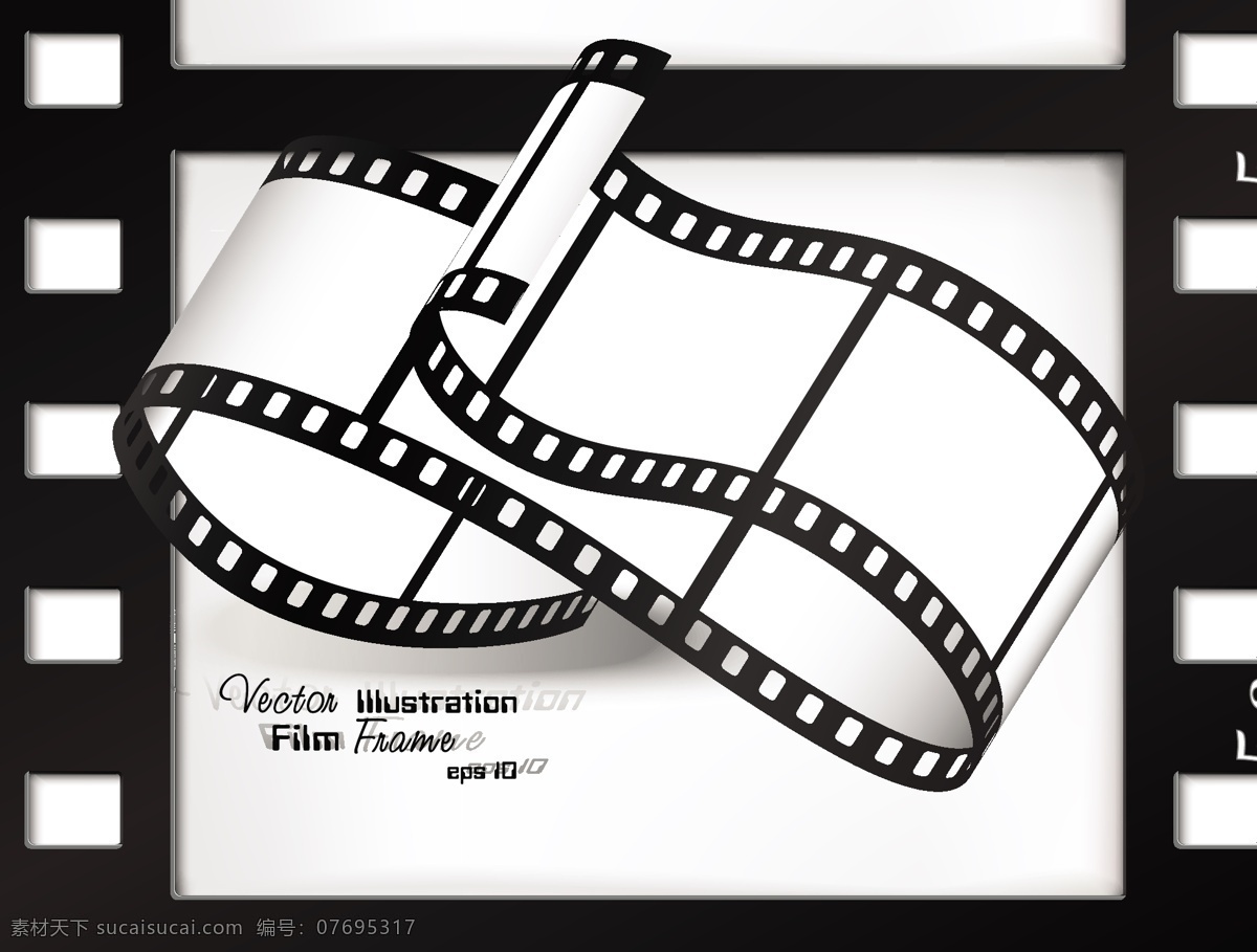 电影 胶片 宣传 图 模板下载 宣传图 海报 胶带 放映 看电影 影音娱乐 生活百科 矢量素材 白色