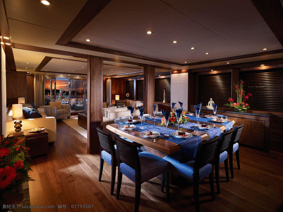 sunseeker04 sunseeker 内部 豪华 展现 黑色