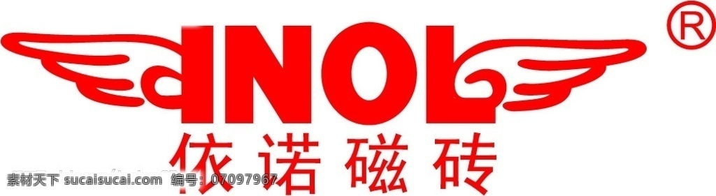 依诺瓷砖 依诺瓷砖标志 依诺瓷砖徽 依诺 标识标志图标 企业 logo 标志 矢量图库