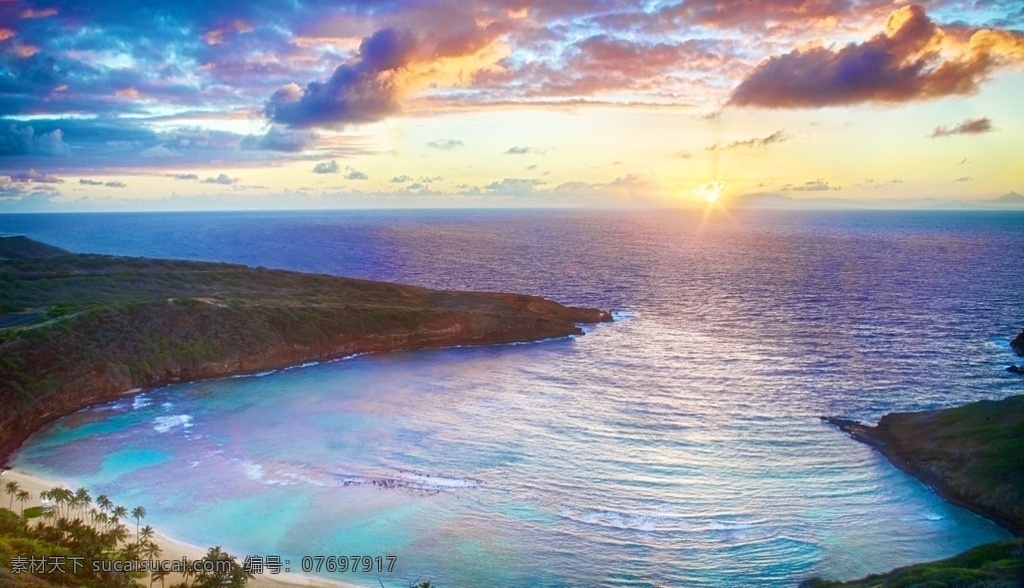 彩云 朝霞 朝阳 海面 倒影 自然风景 旅游摄影