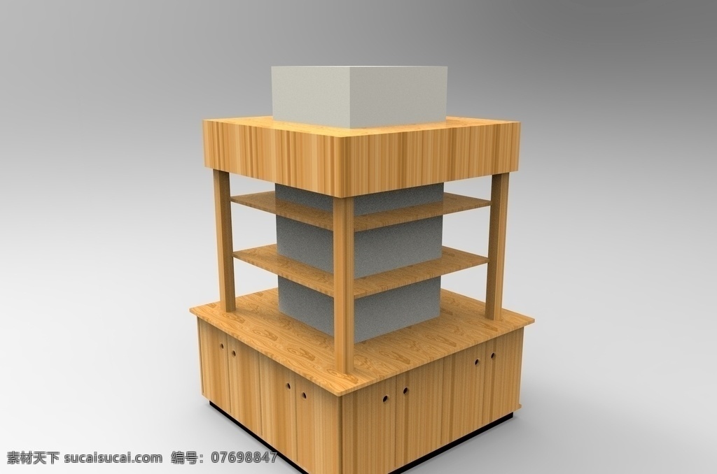 3d包柱柜 3d模型 建模 图纸 cad 柜子 展台 商场 3d设计 室内模型 dwg