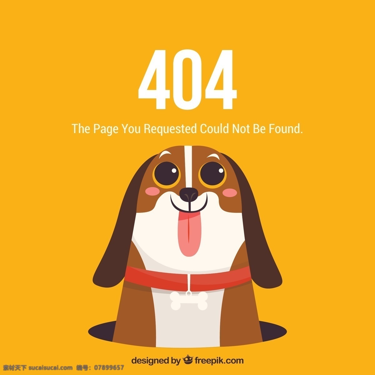 创意 错误 页面 吐 舌 比格 犬 动物 404页面 丢失 狗 美国 宠物 比格犬 文化艺术 绘画书法