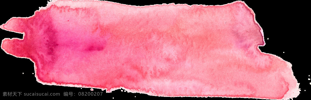 粉色 笔刷 涂鸦 卡通 透明 抠图专用 装饰 设计素材