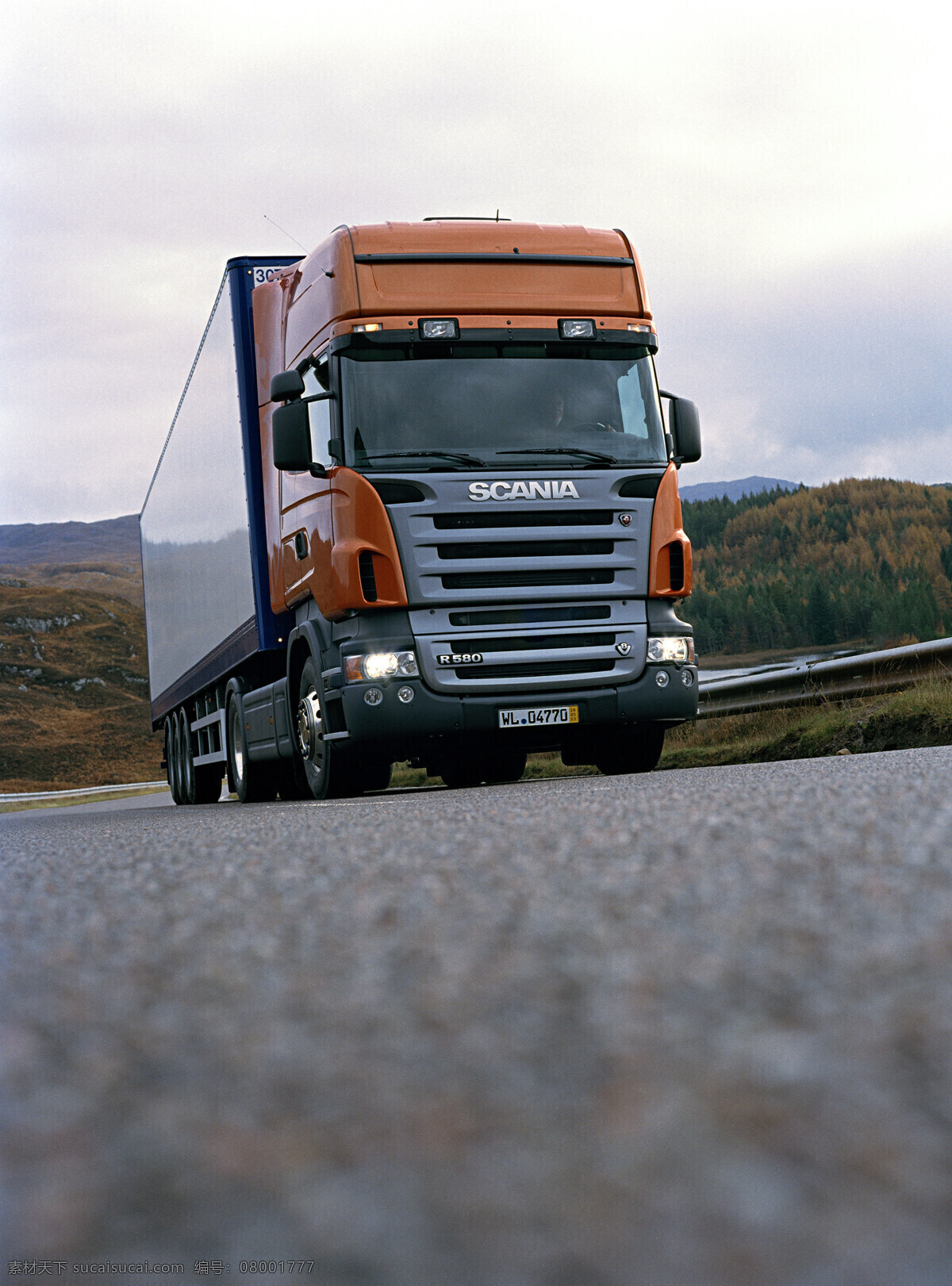 卡车 交通工具 汽车 物流运输 现代科技 scania 斯堪尼亚 psd源文件