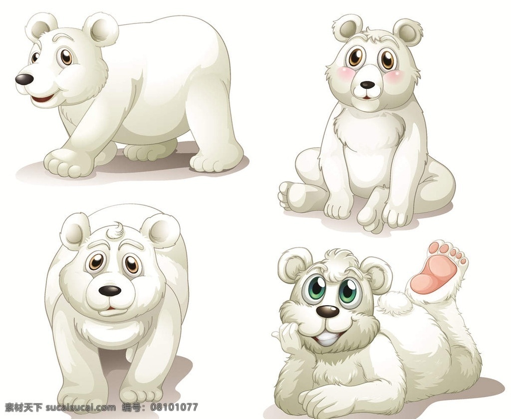 北极熊 小熊 熊 灰熊 动物 棕熊 可爱动物 熊图标 熊标志 野生动物 生物世界