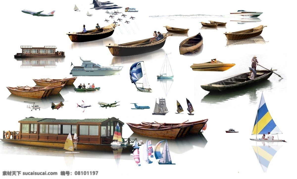 船 后期素材 ps船 木船 景观素材船 帆船 大船 摆渡船 绿化景观 环境设计 园林设计