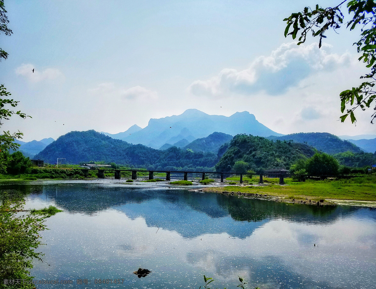 山水之间 山水 仙都 水乡 河景 浙江 倒影 旅游摄影 国内旅游