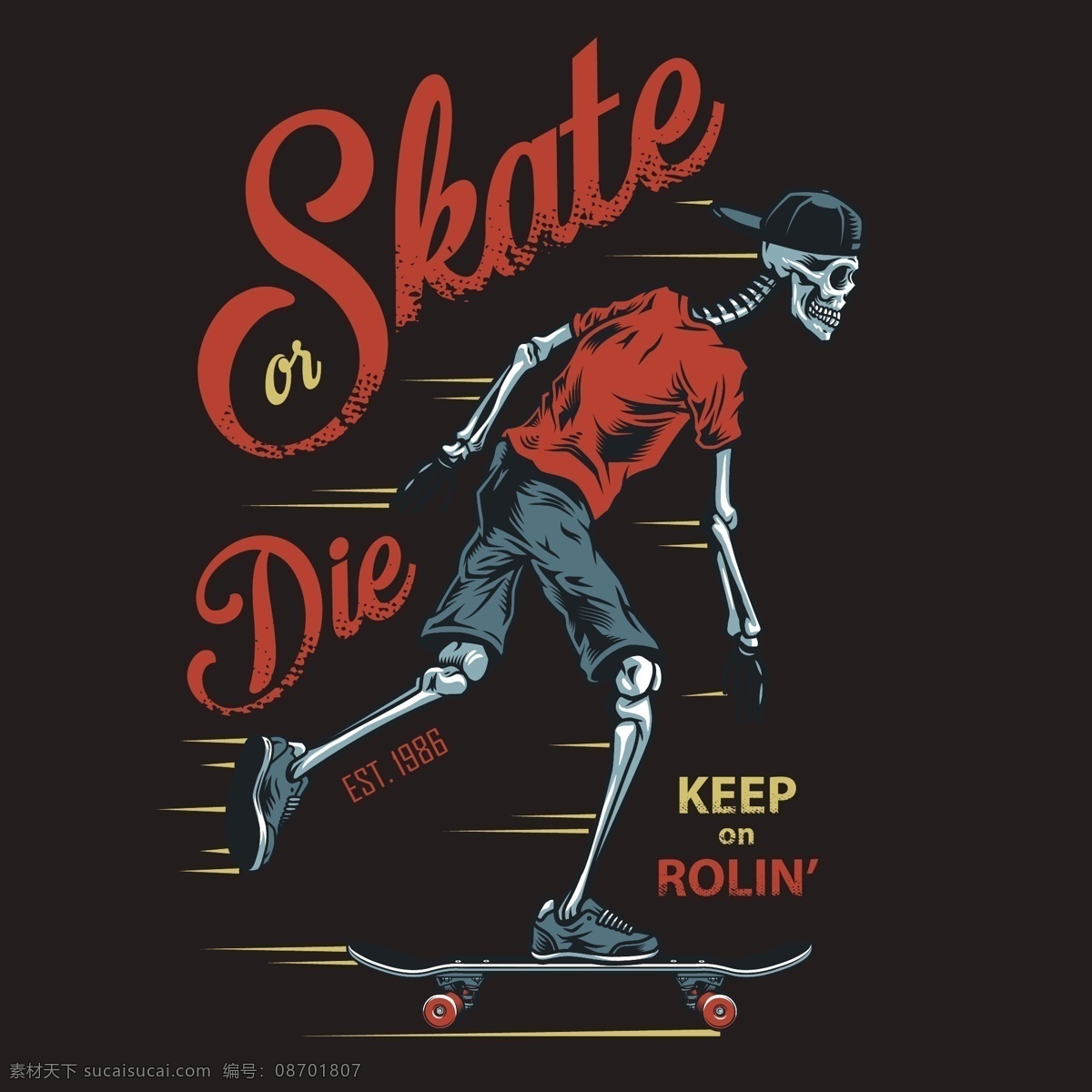 滑板 体育运动 skate 字母 特技 酷炫 t恤图案 ip动漫动漫 卡通 家纺面料图案 布匹床单花纹 创意 抽象 包装图案 背景设计 墙画墙纸壁画 广告素材大牌 杂志封面 服装鞋 贺卡 玩具礼品包装 相框相册照片 手绘 骷髅 图腾 女装童装男装 比赛竞赛 滑板培训 文化艺术 形象宣传标语