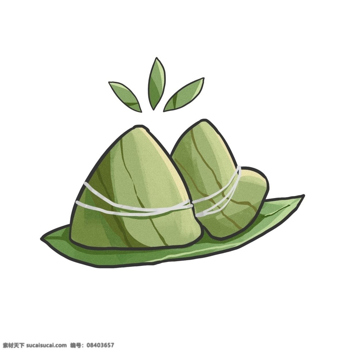 端午节 粽子 手绘 粽子手绘素材 手绘素材 端午 两个粽子 手绘粽子