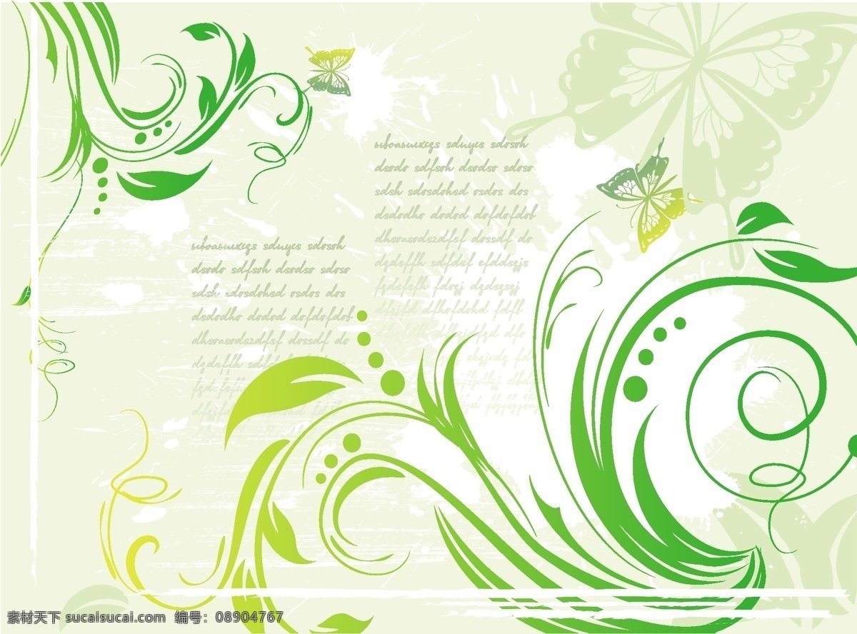 绿色 蝴蝶 花纹 矢量 蝴蝶图案 绿色设计 图案 绿色的蝴蝶 绿 欧式 格林 抽象 模式 背景 下 矢量图 花纹花边