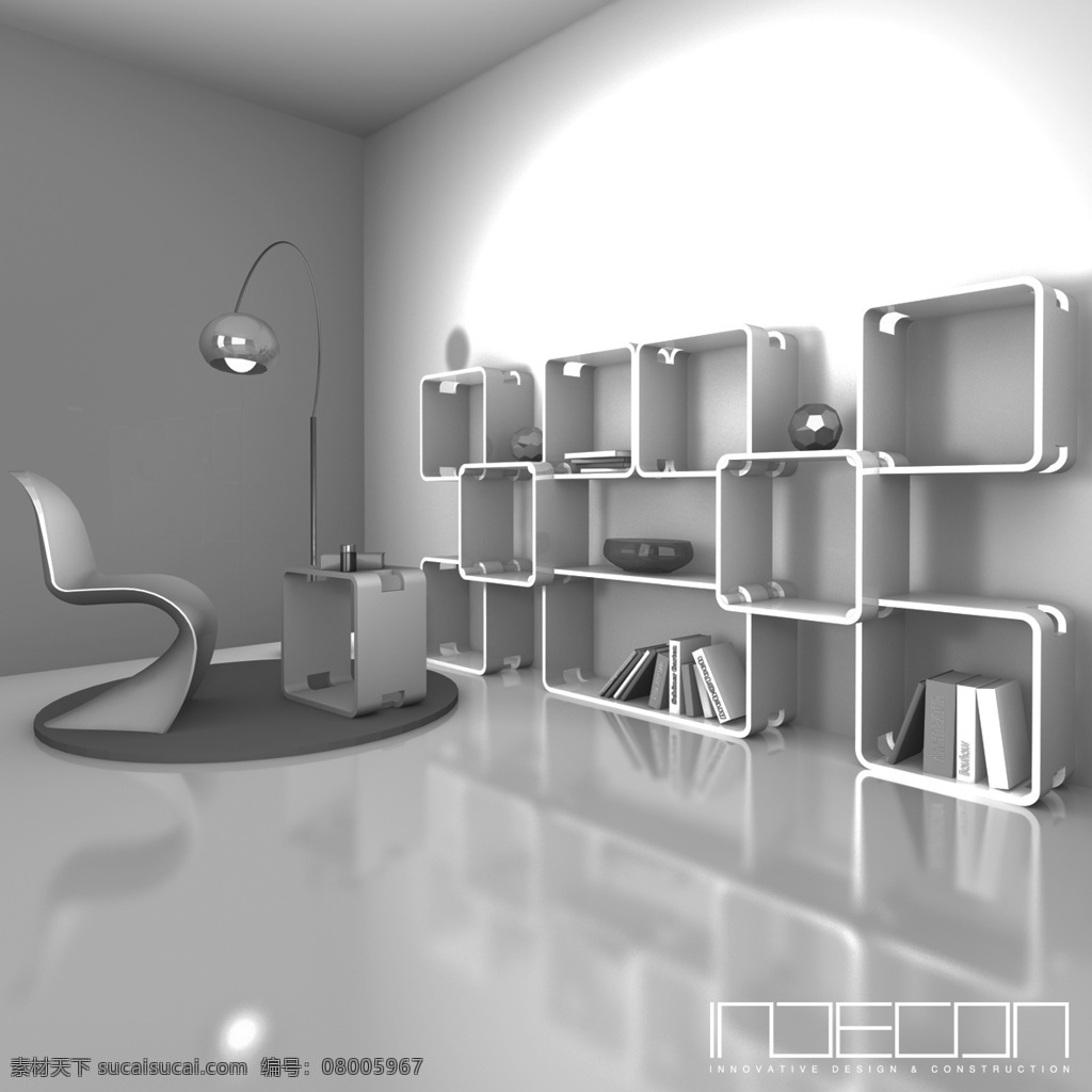 模块化 架子 systemlox awesomesauce 3d模型素材 室内场景模型