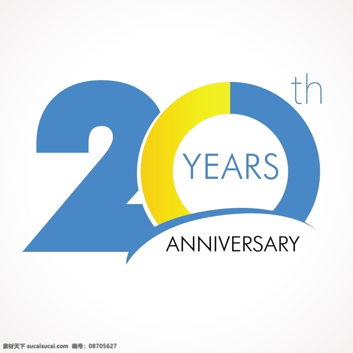 周年庆标签 20周年标签 20周年庆典 周年庆数字 二十周年 20周年 数字标签 周年庆 标签 周年庆典 扁平化元素 圆形图标 白色