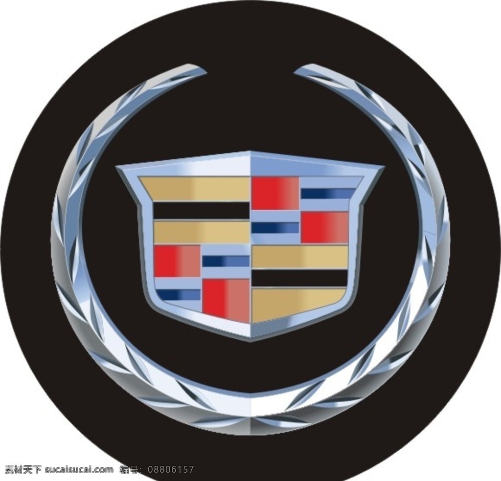 凯迪拉克车标 凯迪拉克 logo 凯迪拉克圆形 凯迪拉克标志 标志图标 企业 标志