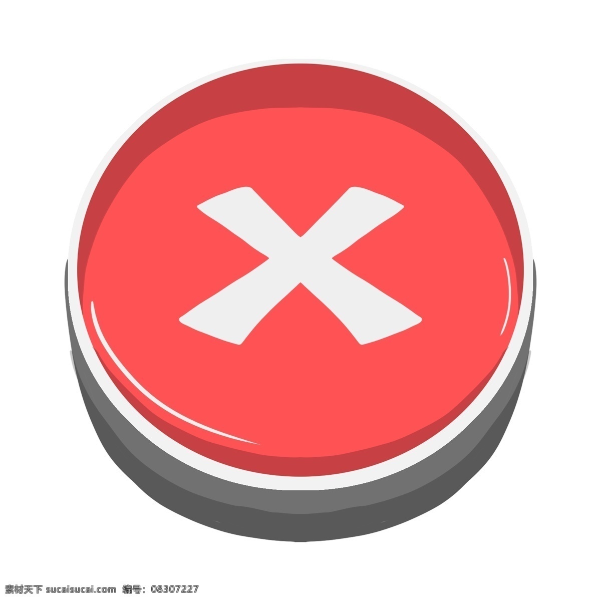 手绘 叉 号 按钮 插画 手绘按钮 白色叉号 叉号按钮插画 红色按钮 圆形按钮 圆形按钮插图 手绘圆形按钮