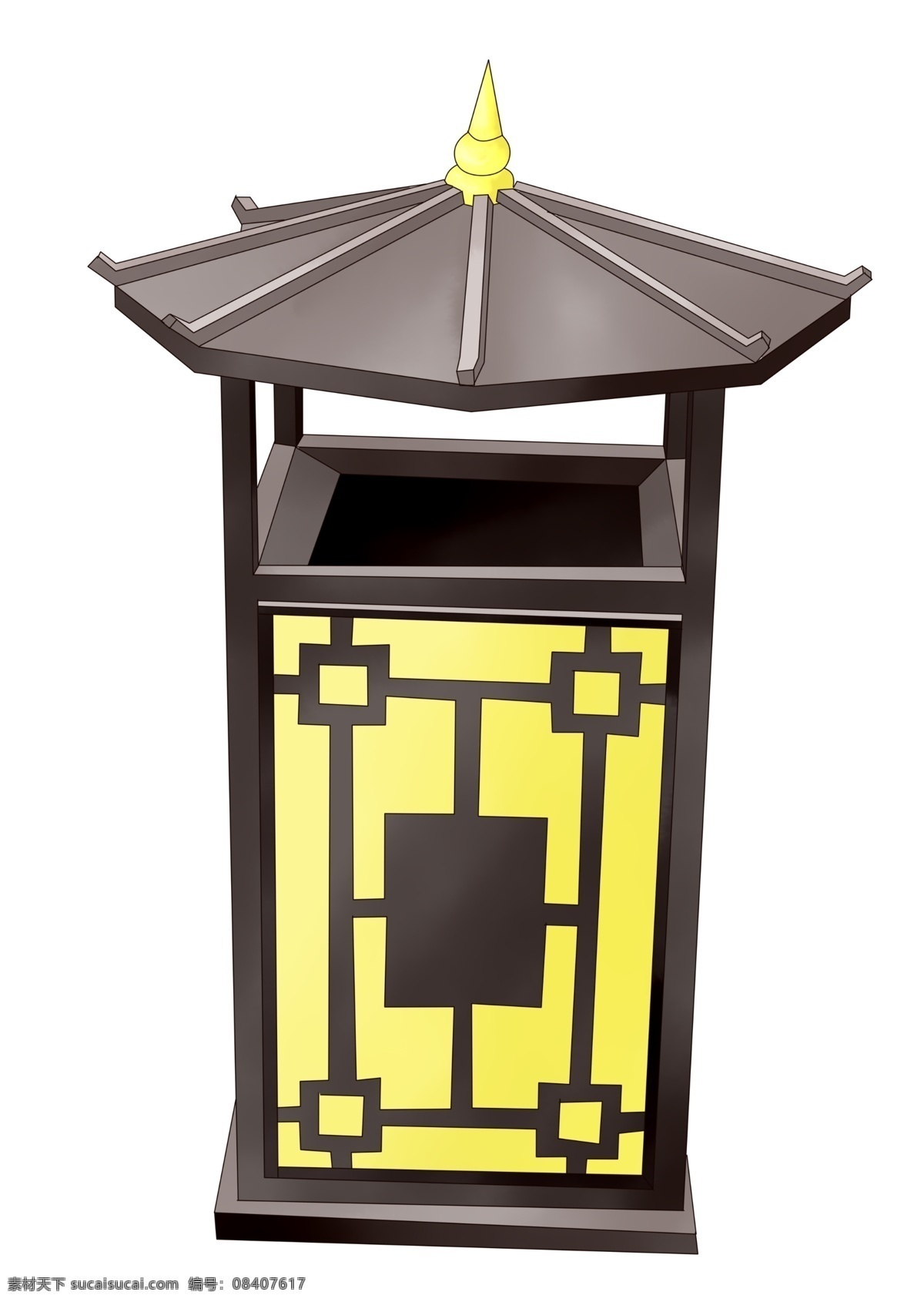 漂亮 卫生日 垃圾桶 插画 黄色垃圾桶 漂亮的垃圾桶 中国风 节日装饰 卡通垃圾桶 垃圾桶插画 卡通插画