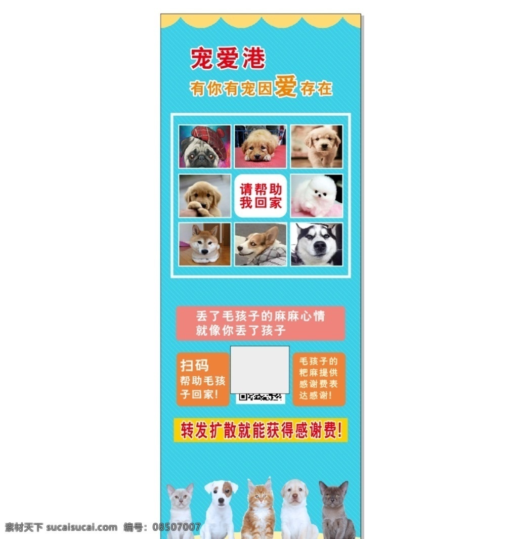 宠物展架 展架 宠物 精美 高端 狗狗 展板模板