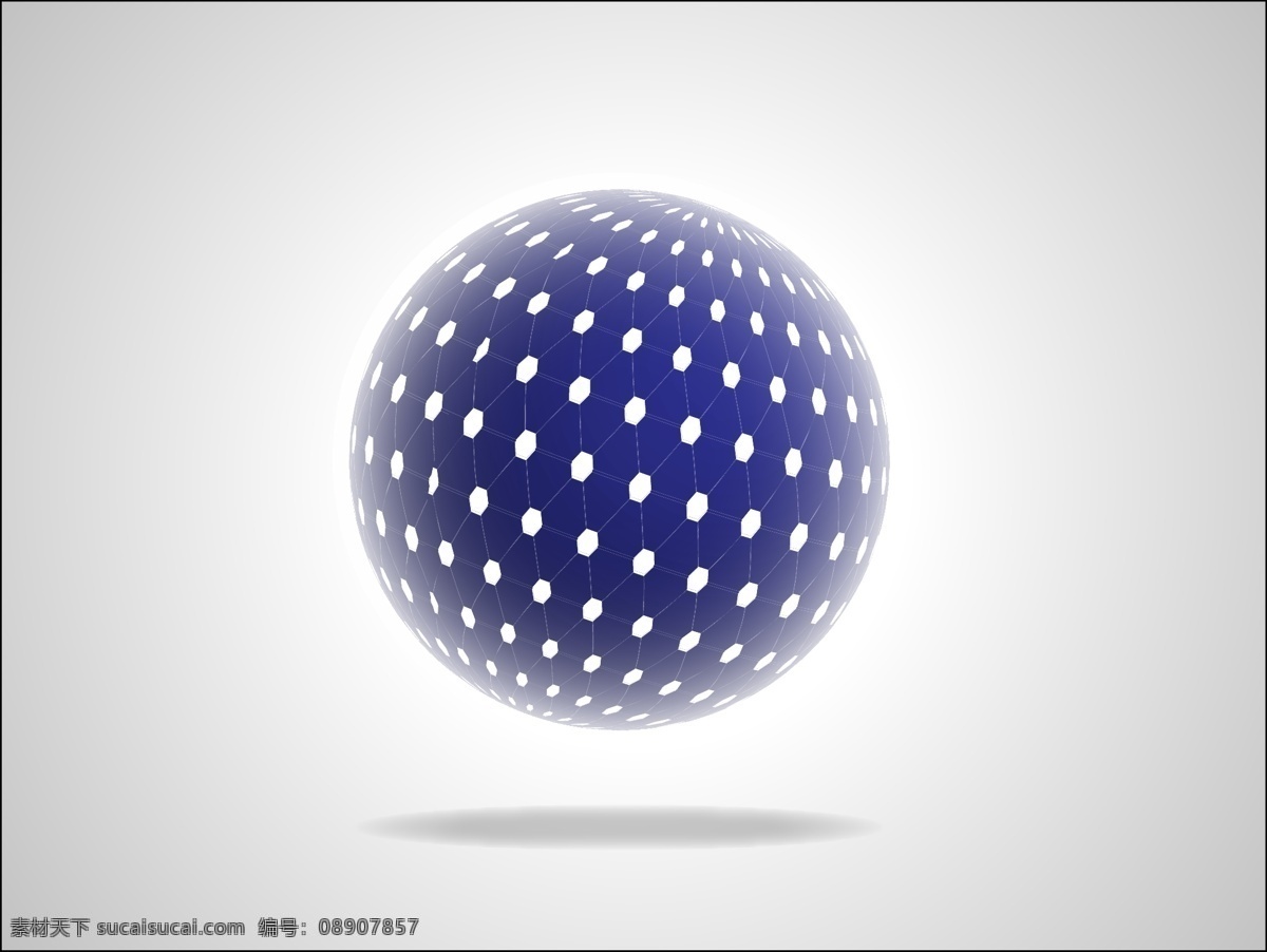 科技 3d 球体 装饰 星空 元素