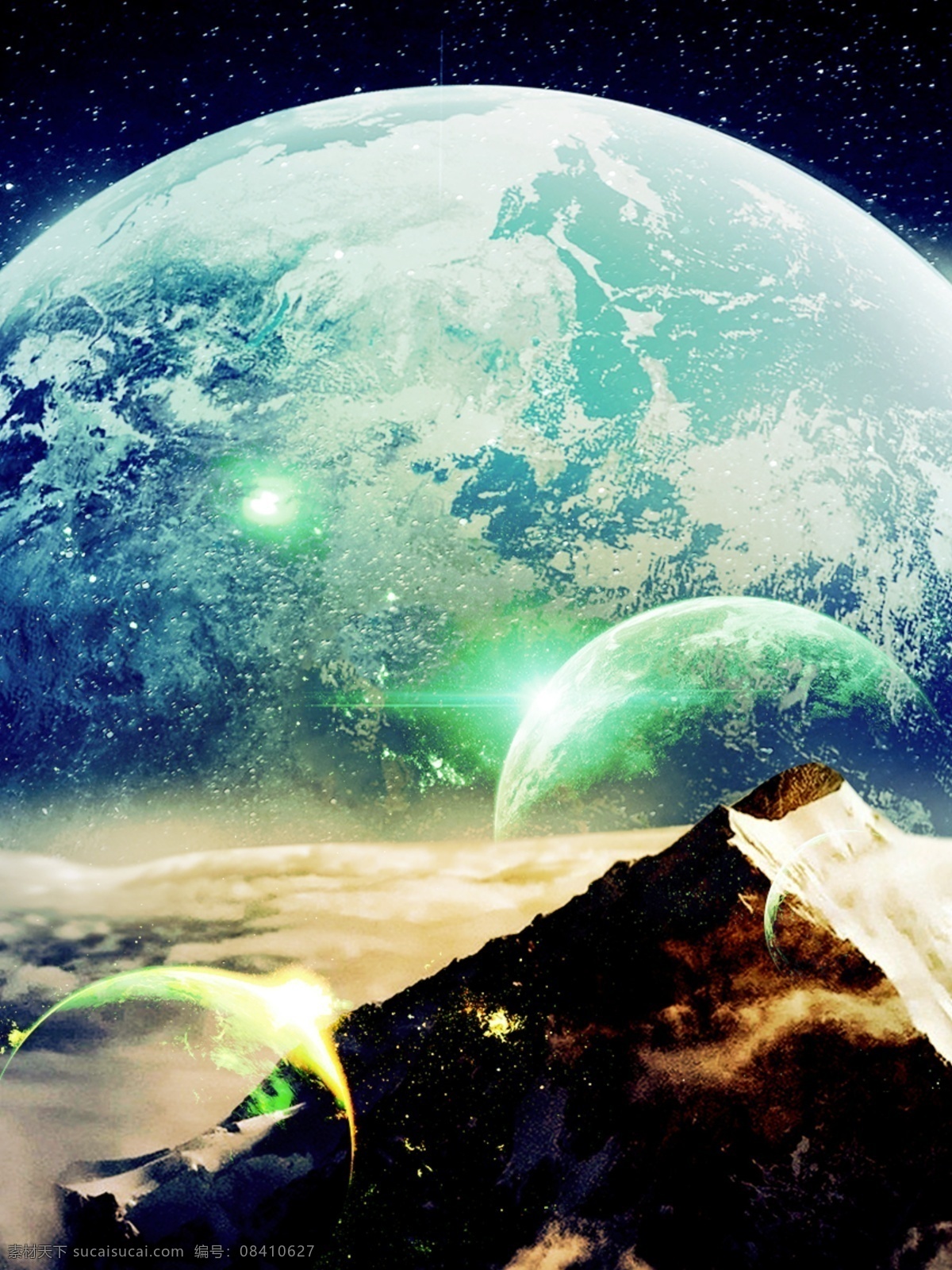 科幻 地球 背景 电影海报背景 商业背景 炫酷背景 小清新背景 太空 电网展板 超现实 宇宙 电竞背景 炫酷 广告背景