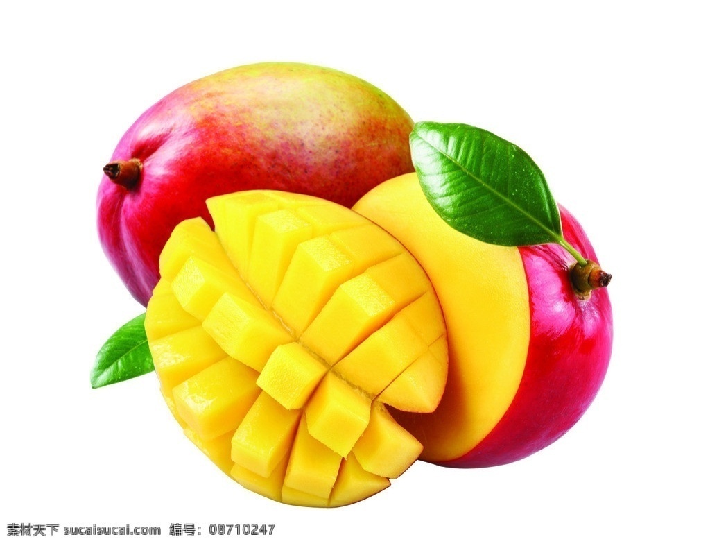 芒果 进口芒果 热带水果 澳芒 新鲜芒果 一堆芒果 红皮芒果 水果 生物世界 分层 源文件