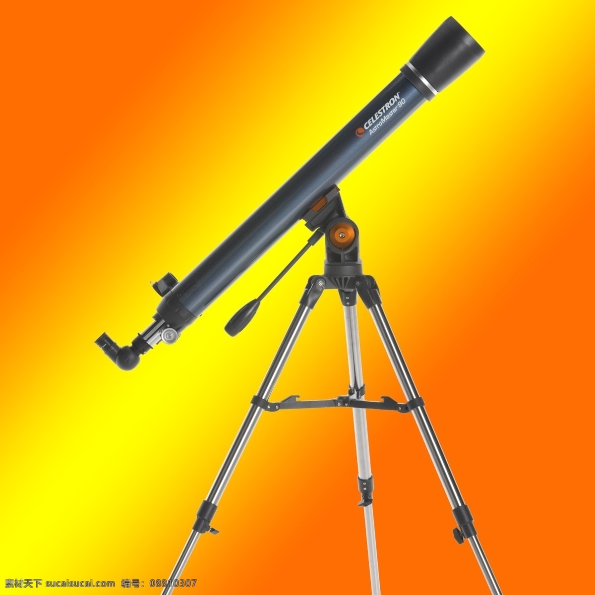 天文望远镜 望远镜 天文 光学仪器 观察 分层 源文件
