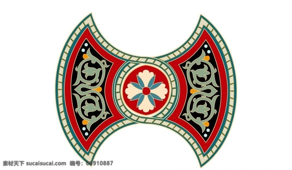 富贵花纹 青花 刺绣 富贵 传统古代纹 花纹 传统文化 文化艺术 矢量