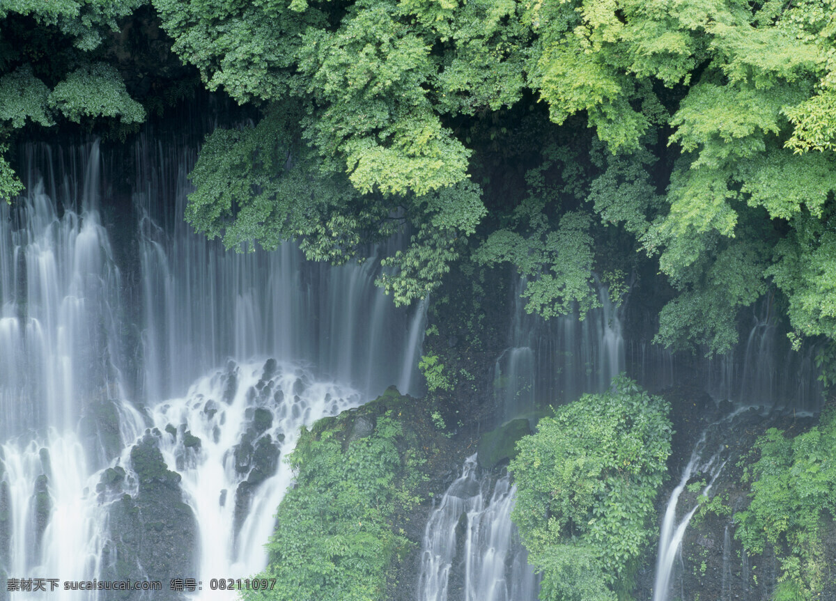 高山 瀑布 俯视图 湍急 溪流 河山 风景 壮丽 山川 风光美图 美丽风景 自然风光 风景摄影 高清图片 瀑布图片 风景图片