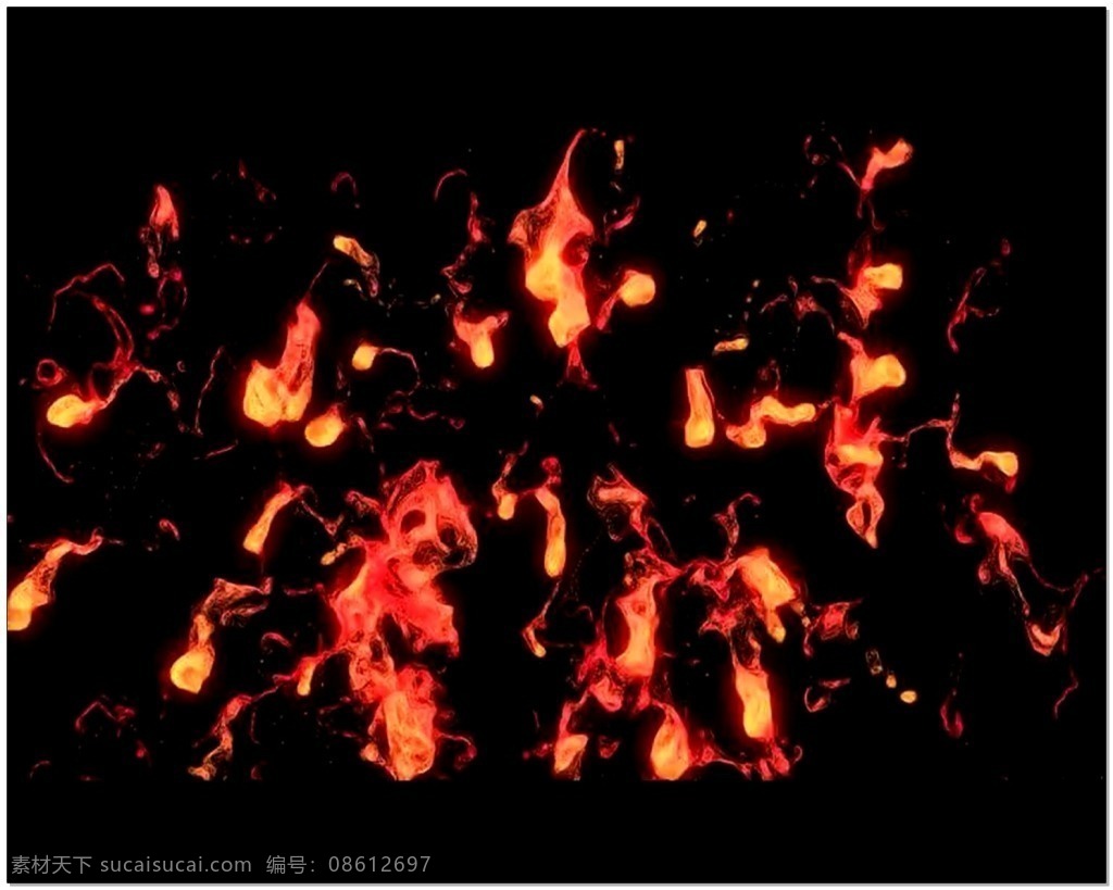 黄色 火光 视频 光芒 火焰 视频素材 动态视频素材