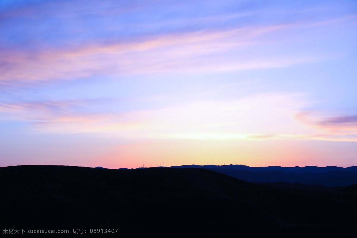 早晨 清晨 日出前 朝霞 早霞 云 自然景观 自然风景