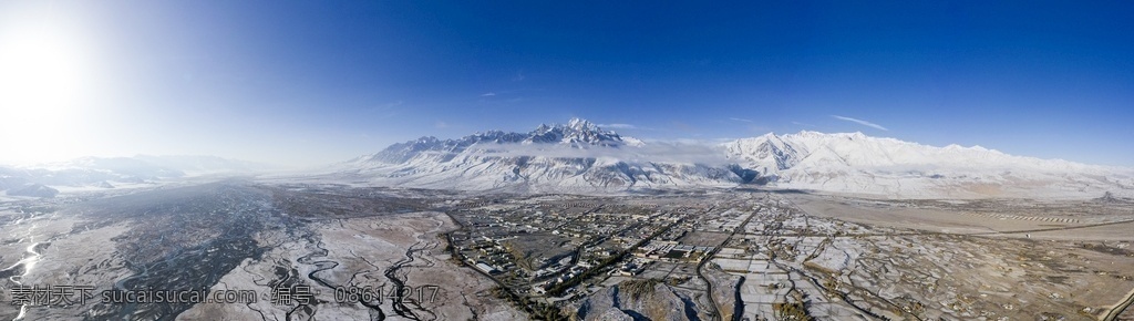 帕米尔高原 村庄 新疆 帕米尔 高原 石头城 雪山 草原 金草滩 自然景观 自然风景
