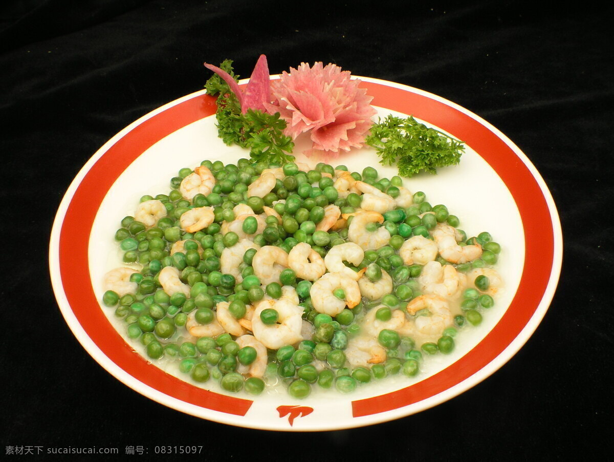 青豆 烩 虾仁 美食 食物 菜肴 餐饮美食 美味 佳肴食物 中国菜 中华美食 中国菜肴 菜谱