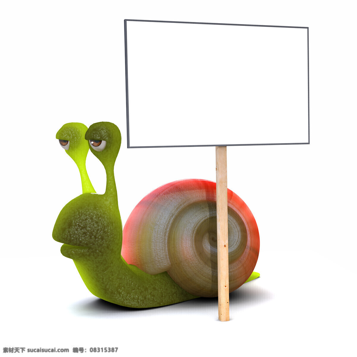 广告牌 蜗牛 动物 爬行 牌子 陆地动物 生物世界