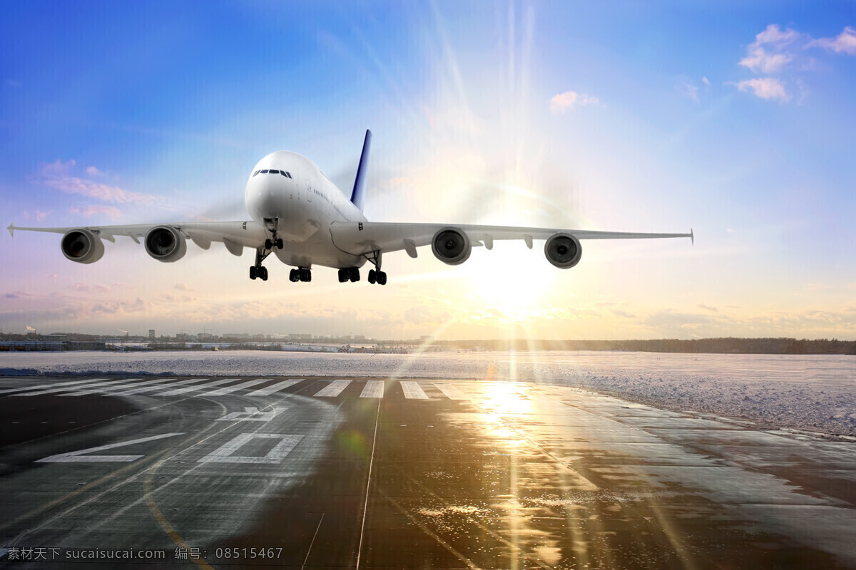航空摄影 飞机 起飞 飞机起飞 低飞 客机 高清飞机 现代科技 交通工具