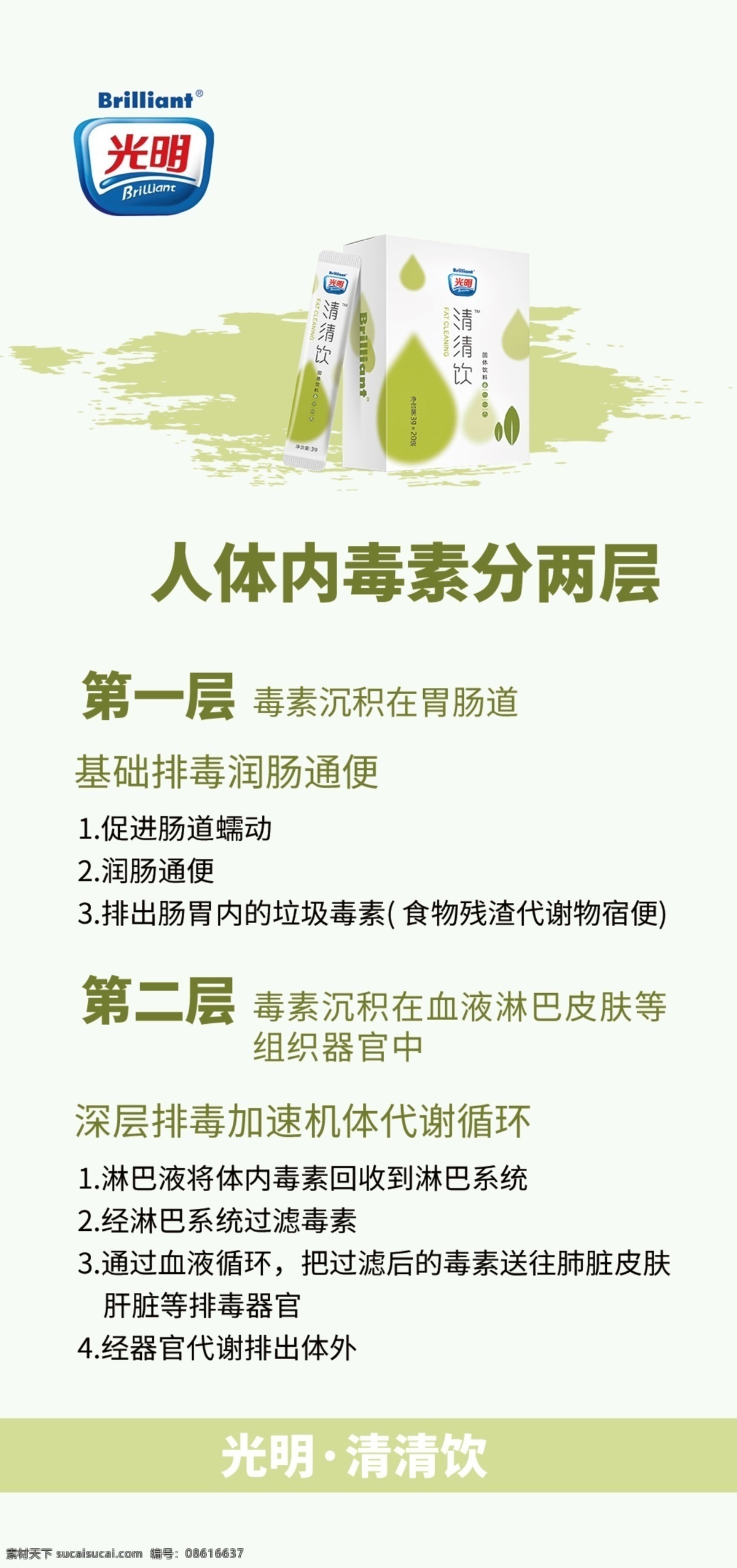 光明清清饮 光明 新零售 光明新零售 清清饮 减肥 瘦身 海报