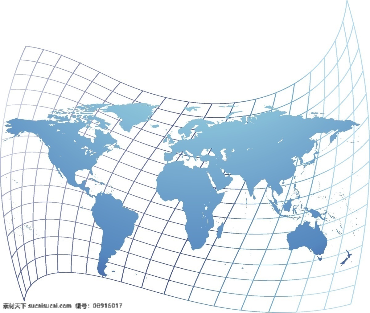 矢量 世界 扭曲 地图 扭曲的世界 其他载体 白色