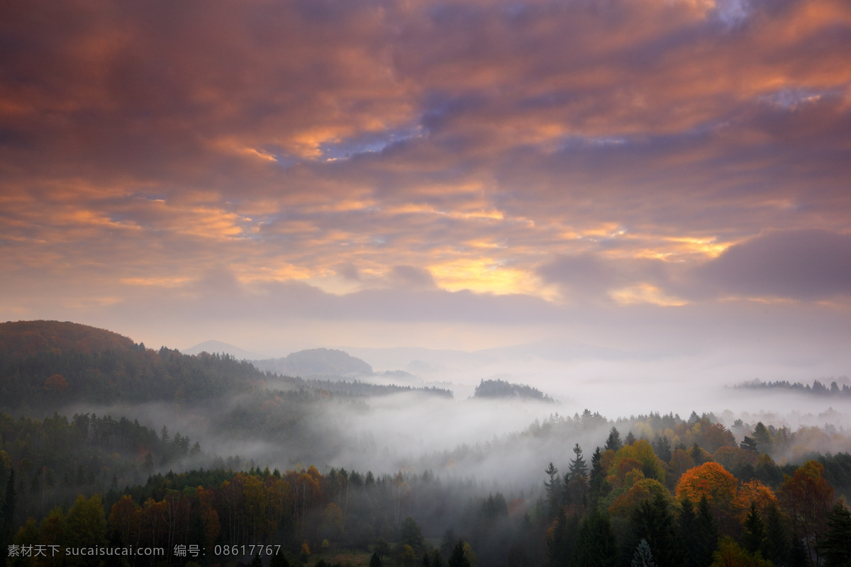 云海背景 云海 风景 背景 天空 白云 大山 自然景观 山水风景