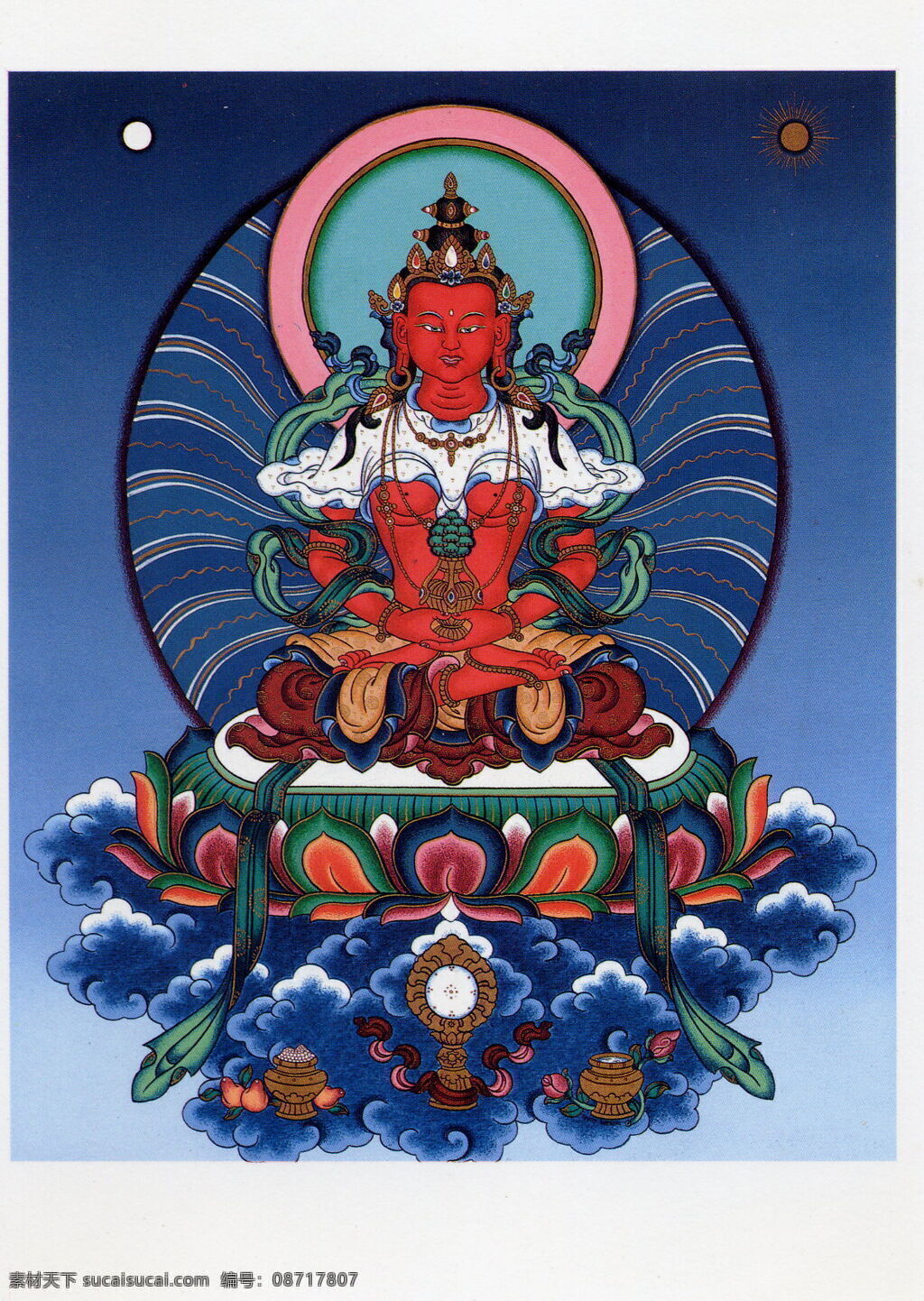 无量寿佛 设计素材 无量 寿 佛 模板下载 佛教 藏传 唐卡 宗教 艺术 宗教信仰 文化艺术