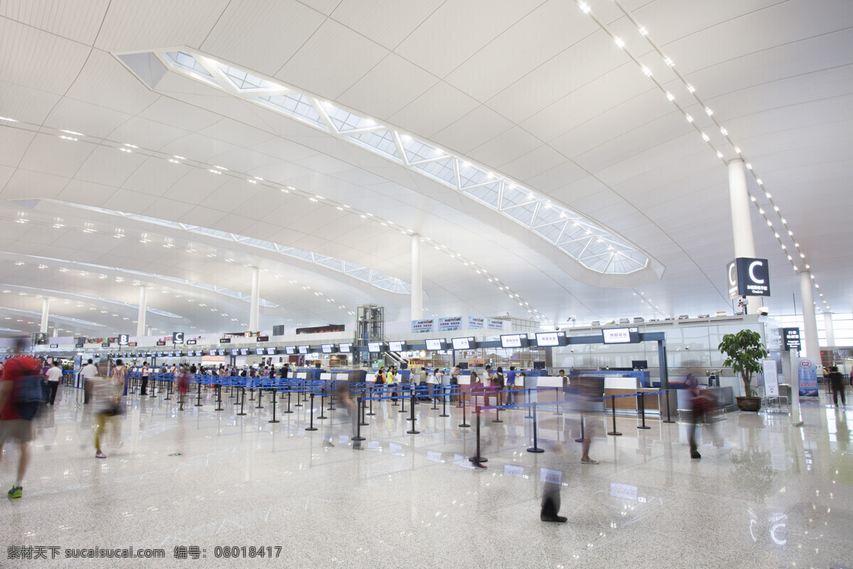 航站楼大厅 航站楼 t2 机场 飞机 旅客 现代科技 交通工具