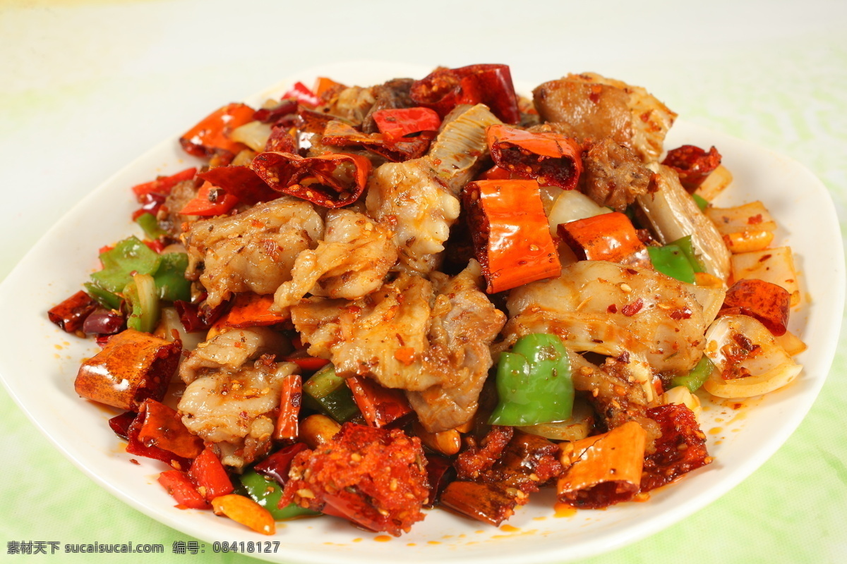 肉 羊肉 羊排 飘香羊排 白盘 圆盘 餐饮美食 传统美食